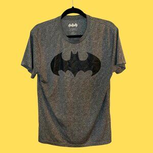 Batman Graphic Dry Fit T-Shirt Men’s Size Medium Black DC Comics Athletic Tee